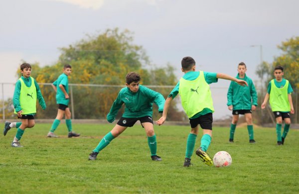 Φωτορεπορτάζ: Προπόνηση της ΟΜΟΝΟΙΑΣ U13