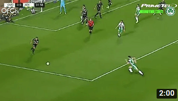 Ανατροπή του Γκόμεθ, πέναλτι και 1-0 για την ΟΜΟΝΟΙΑ στο 2′!