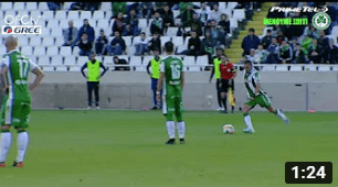 Ωραία εκτέλεση φάουλ του Μποτεάκ και 1-0 για την ΟΜΟΝΟΙΑ!