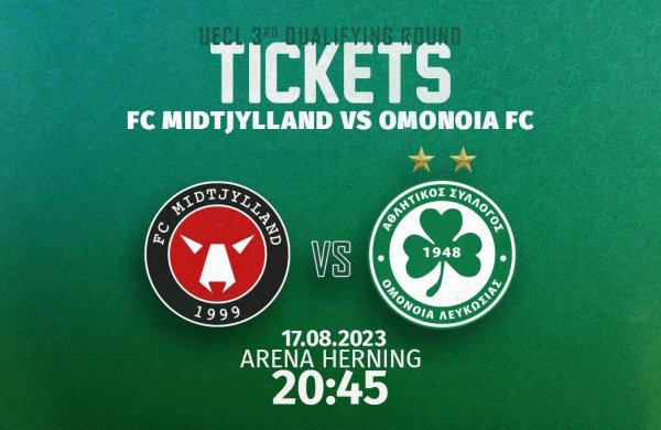 Ενημέρωση για τα εισιτήρια των φιλάθλων μας στον επαναληπτικό με την FC MIDTJYLLAND στη Δανία